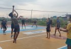 Satgas TMMD ke-126 Kodim 0815/Mojokerto Gelar Voli Persahabatan Bersama Karang Taruna Dusun Wonosari