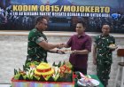 Kodim 0815/Mojokerto Gelar Peringatan Hari Jadi ke-76, Dandim Tekankan Loyalitas dan Jaga Nama Baik Satuan