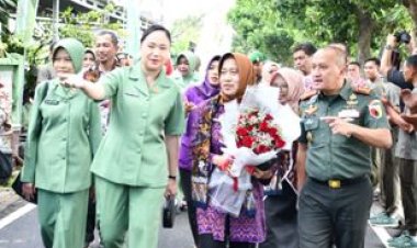 Danrem 082/CPYJ Sambut Tim Penilai Lomba Posyandu Tingkat Provinsi