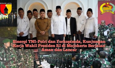 Sinergi TNI–Polri dan Forkopimda, Kunjungan Kerja Wakil Presiden RI di Mojokerto Berjalan Aman dan Lancar